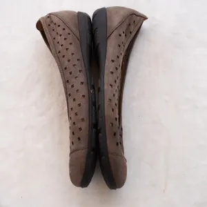 Gabor Hovercraft Brown Suede Perforated Flats Size 5.5‎ thumbnail 6