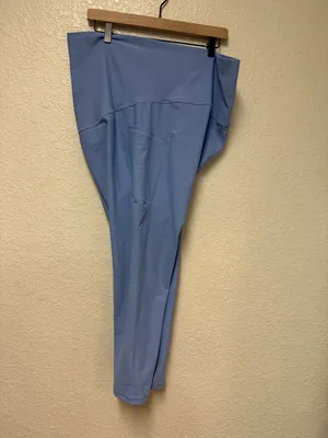 OLD NAVY Active Extra High-Rise Light Blue Powersoft Go-Dry Leggings Size XXL thumbnail 6