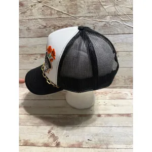 Oklahoma State Cowboys Trucker Hat One-Size Chain Appliques Pokes Snap Back thumbnail 2