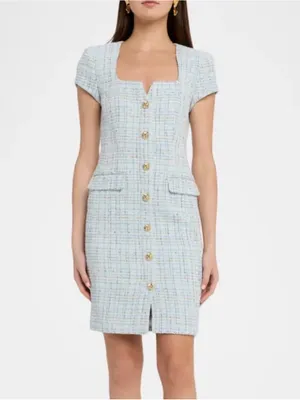 Generation‎ Love NEW!! Blue Sierra Tweed Dress thumbnail 2