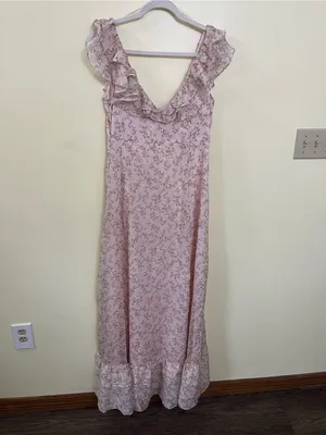 NEW Altar’d State Pink Floral Maxi Dress Size Small Available NWT thumbnail 8