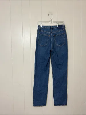 Abercrombie & Fitch The ’90s Straight Ultra High Rise Jeans Size 26 Distressed thumbnail 5