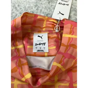 Puma‎ x Dani Danzey Cloudspun Mock Neck Top Pink Fruit 629987 01 Womens Large thumbnail 2
