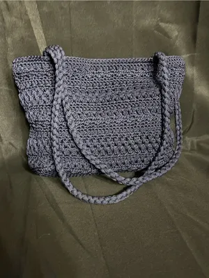 Lina Women’s Navy Crochet Shoulder Bag Butterfly Interior thumbnail 2