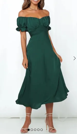 Hello Molly Emerald Midi Dress thumbnail 1