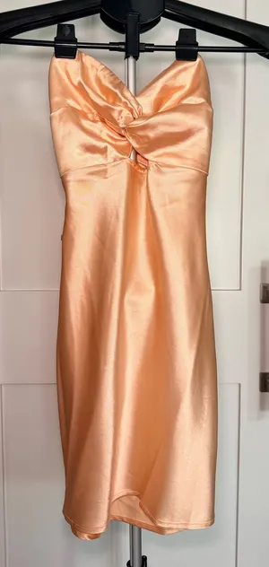 Lucy in the Sky Peach Mini Dress thumbnail 1