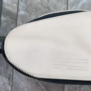 Marc Jacobs REVERSIBLE leather Crossbody / Creme /Hunter Green, GOAT leather thumbnail 12