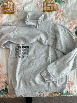 Alive by Whitney Simmons quarter zip pullover Gray thumbnail 1