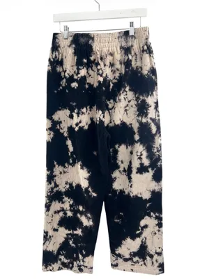 Natural Life Corduroy Wide Leg‎ Pants Medium Black Tie Dye thumbnail 4