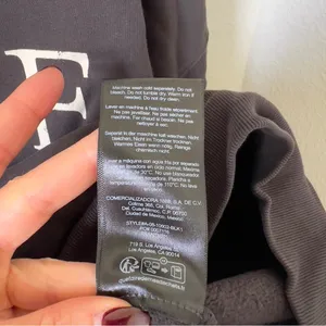 Anine Bing Harvey Serif Sweatshirt in Black - NWT thumbnail 9