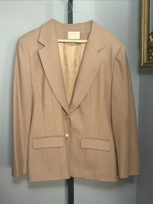 Pendleton VINTAGE Sz 16 Camel Wool Blazer Coat Jacket thumbnail 1