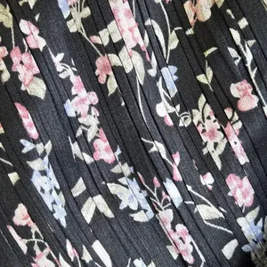 Lulus Quaint Cute Black Floral Pleated Tiered Mini Dress Lined XL New thumbnail 14