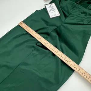 Emerald Sundae Dress One Shoulder Juniors L Green Satin Stretch Party NEW READ thumbnail 11