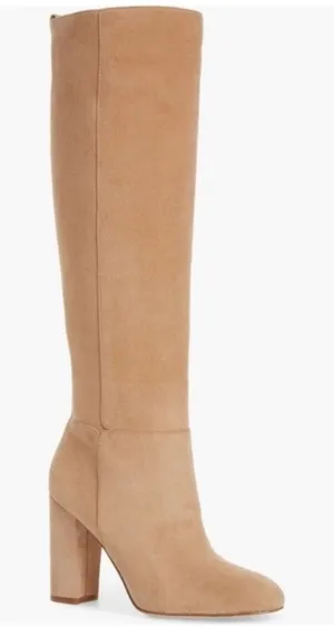 Sam Edelman Tan Caprice Suede Slouchy Knee High Boots 8.5 thumbnail 1