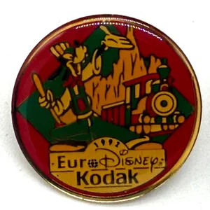 1992 Euro Disney Resort Kodak Official Sponsor Pin Goofy Big Thunder Mountain thumbnail 1