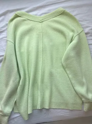 Lime Green Aerie Oversized Sweater thumbnail 3