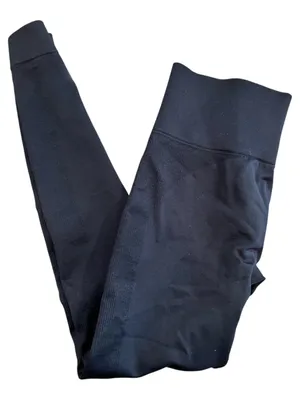 SET ACTIVE Black Seamless Leggings – Size M – NWOT thumbnail 3