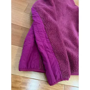 Patagonia R3 Hi-Loft Fleece Jacket Womens Large Purple Full Zip Polartec L thumbnail 8