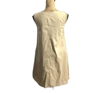 Calypso St. Barth for‎ Target Shift Dress Tan Beaded Neckline Size XS (No Belt) thumbnail 4