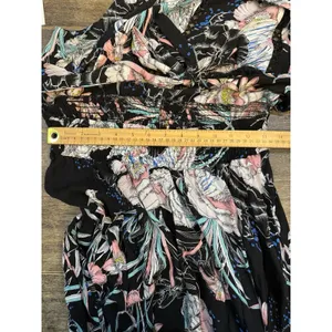 Jasse Endless Summer Maxi Dress Floral Halter Open Back‎ Bow Size XL thumbnail 11