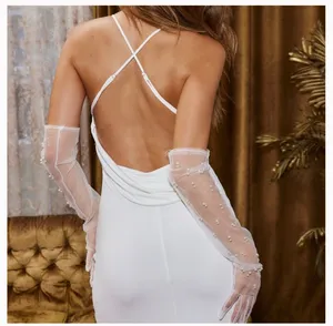 12th Tribe white maxi dress with slit  thumbnail 2