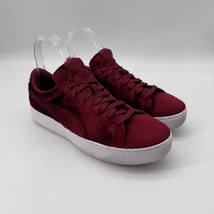 Puma Vikky Faux Suede Platform Velvet‎ Softfoam Sneakers 8 Streetwear Mob Money thumbnail 3