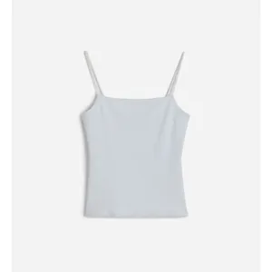 Madewell Squareneck Tank Top Spaghetti Straps Slim Stretch White Large NWT thumbnail 5