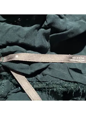 Anthropologie The Somerset Shine Mini Halter Dress In Dark Green Size M thumbnail 6