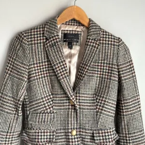 J. Crew Schoolboy Wool Houndstooth Plaid Blazer 0 thumbnail 5