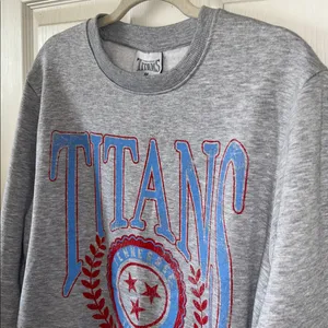 Tennessee Titans Football Season Ticket Member Womens Titans Gray Sweatshirt Med thumbnail 5