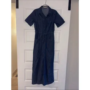 Marine Layer Joni Denim Jumpsuit thumbnail 3