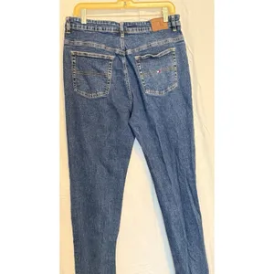 Tommy Hilfiger Women's Straight Jeans Blue Medium Wash Denim Mid Rise thumbnail 4