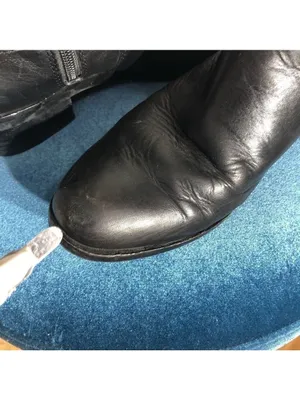 Vince Camuto Black Leather Riding Boots Knee High Size 6.5 thumbnail 11
