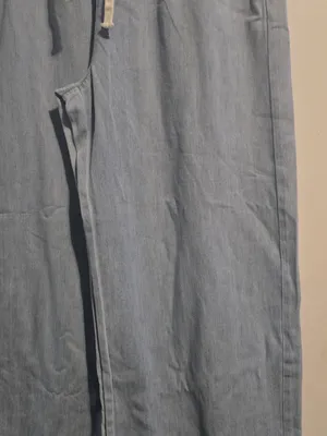stradivarius Light Blue Wide-Leg Drawstring Jeans thumbnail 7