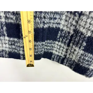 Old Navy Peacoat Women Small Plaid‎ Wool Blend Double Breasted Preppy Academia thumbnail 5