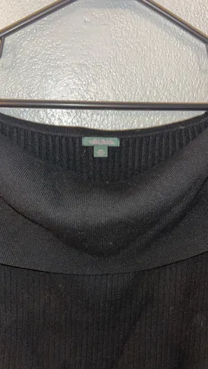 Wild Fable Off The Shoulder Black Top thumbnail 2