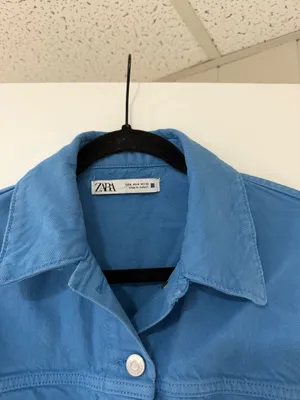 Zara Blue Denim Jacket thumbnail 3