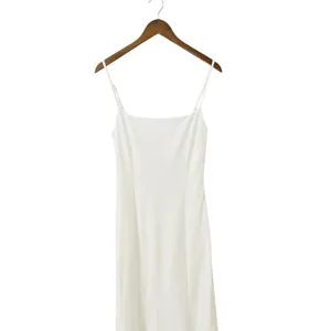 Lulus Blessed Romance White Sleeveless Button Back Mermaid Maxi Dress size M thumbnail 5