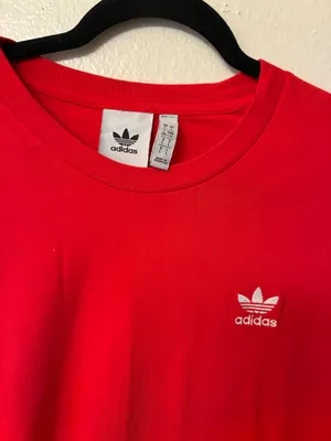 Adidas red mens y-shirt Size l thumbnail 4