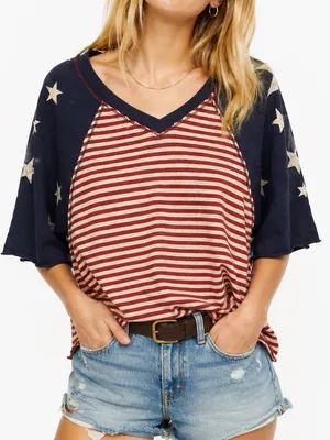 Free People American Flag Top thumbnail 1