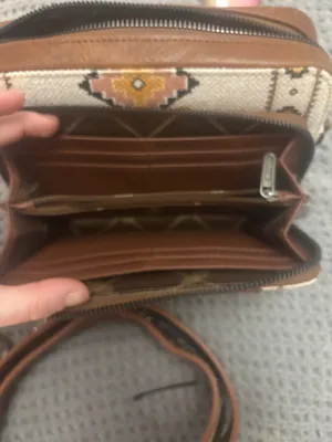 Wrangler Purse Crossbody Leather thumbnail 7