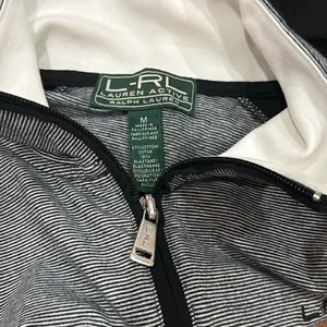 Lauren Ralph Lauren Active‎ Jacket Womens Grey Black Striped Full Zip M thumbnail 5