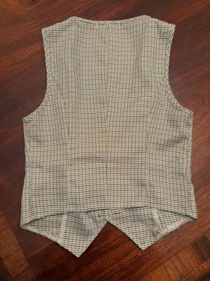 Plaid vest Multiple Size XS thumbnail 2