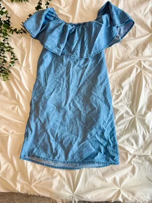 Denim Co. Off-the-Shoulder Ruffle Dress - Size UK 4 / US 0 thumbnail 4