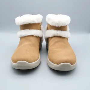 Skechers On the Go Joy Women Tan Faux Fur Suede Winter Boot 7.5 144043 thumbnail 2