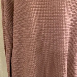 Jodifl Mauve Long Sleeve Waffle Crewneck Top XXL thumbnail 6