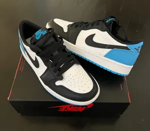Nike New Air Jordan 1 Retro Low OG Dark Powder Blue thumbnail 4