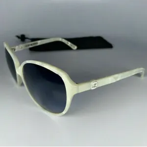 Von Zipper White Marble Sunglasses- Vintage Early 2000s thumbnail 3