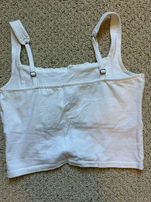 Hollister Tank White Crop thumbnail 3