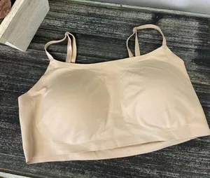 Calvin Klein Nude Seamless Wire Free Bralette Bra L thumbnail 1